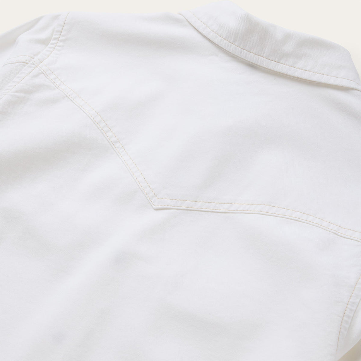 Smile Pocket Denim Shirt White - Stetson