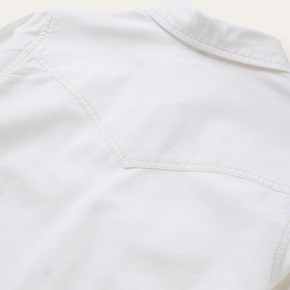 Smile Pocket Denim Shirt White - Stetson