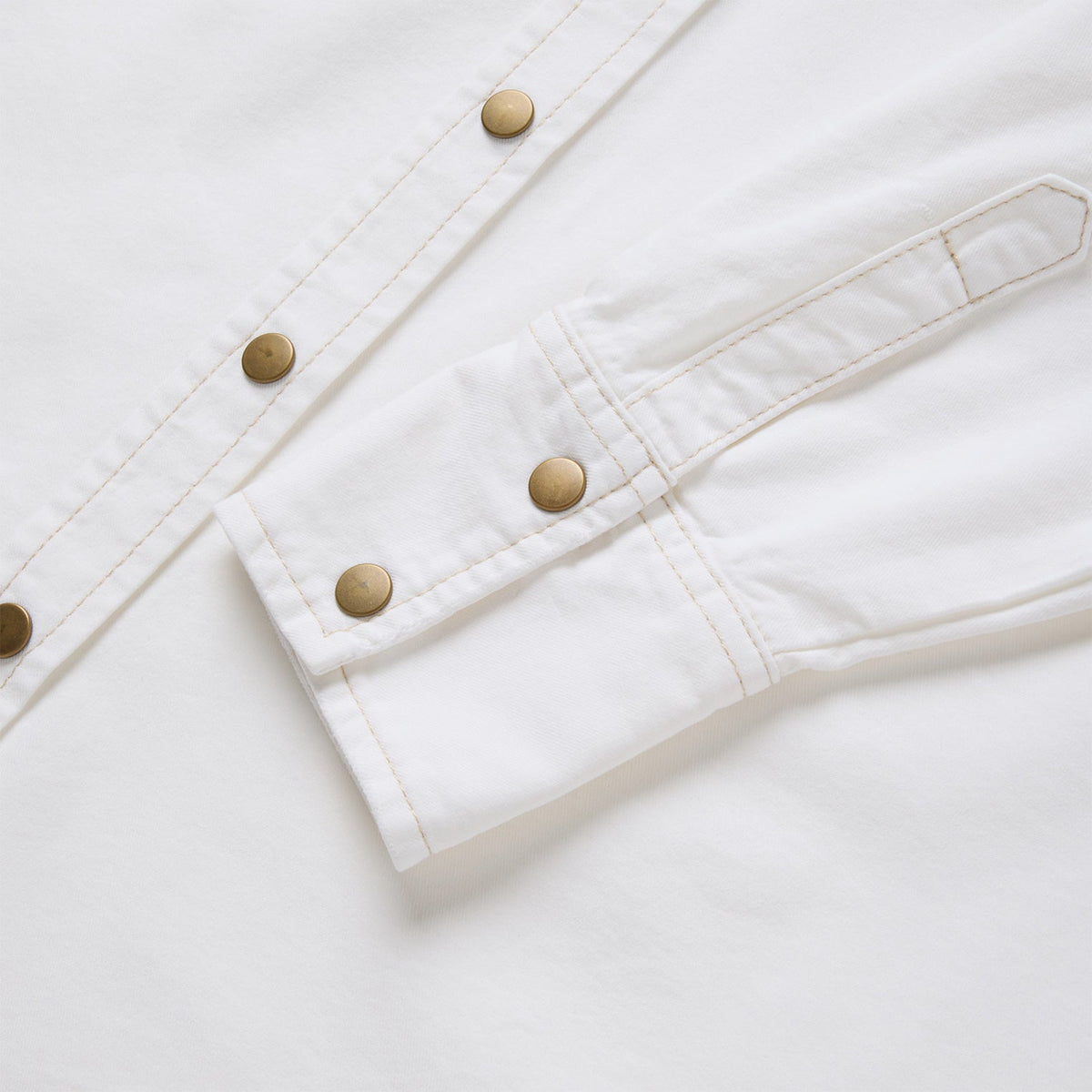 Smile Pocket Denim Shirt White - Stetson