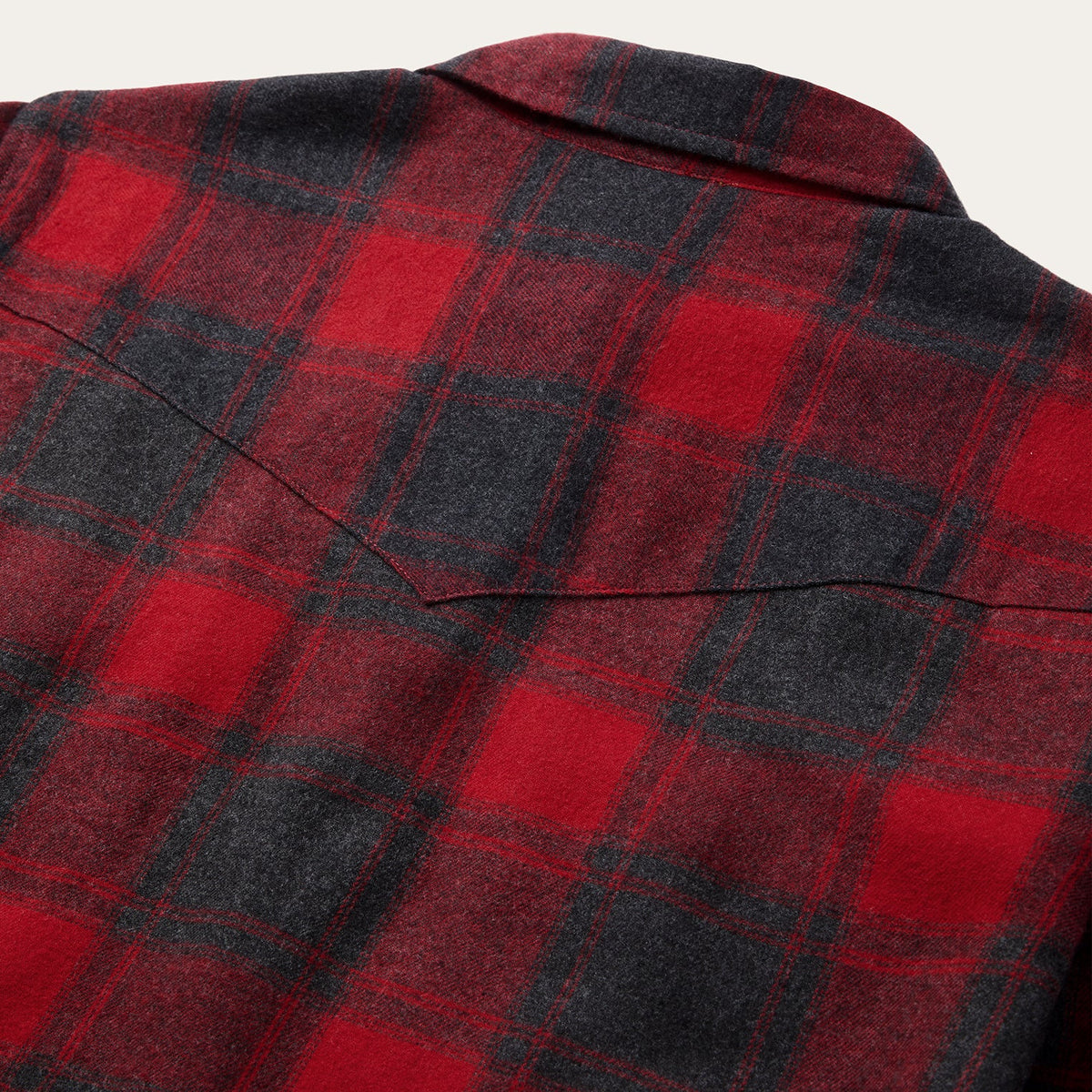 Buffalo Plaid Flannel Western Shirt Red - Stetson