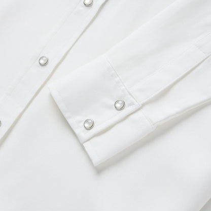 Embroidered Western Shirt White - Stetson