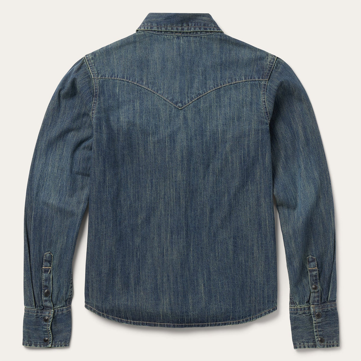 Dirty Denim Boyfriend Fit Shirt Blue - Stetson