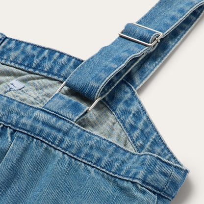 Button Front Denim Tank Top Blue - Stetson