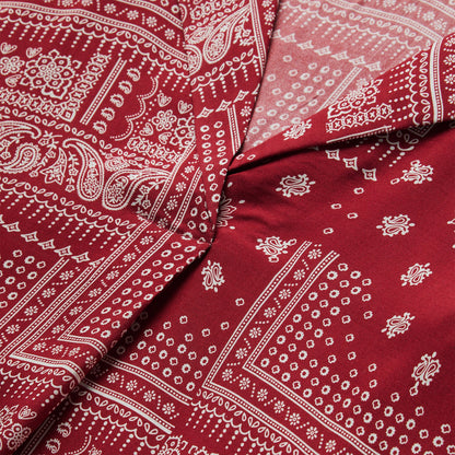 Red Bandana Patchwork Blouse Red - Stetson