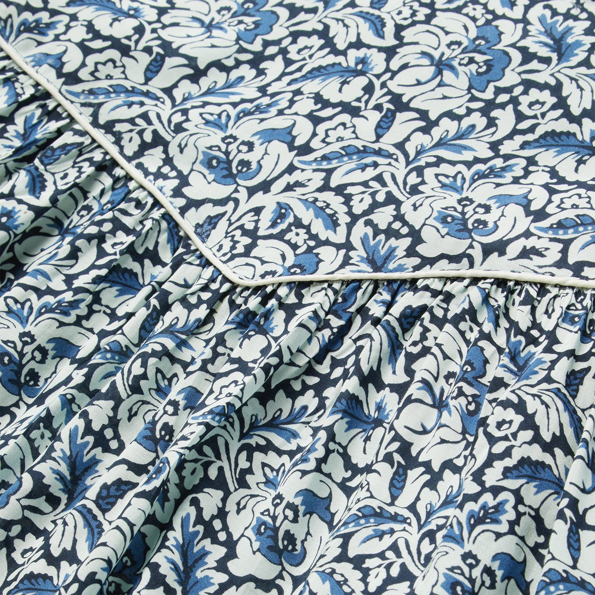 Indigo Tapestry Print Blouse Blue - Stetson