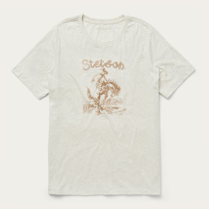 Giddy Up Graphic Tee White - Stetson