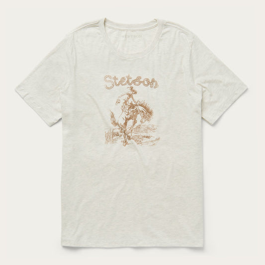 Giddy Up Graphic Tee White - Stetson