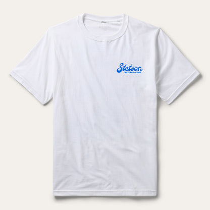 Roping Cowgirl Graphic Tee White - Stetson