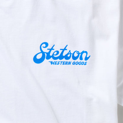 Roping Cowgirl Graphic Tee White - Stetson