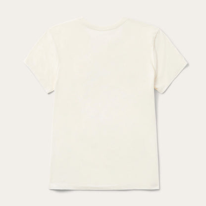 Rearing Cowgirl Graphic Tee White - Stetson