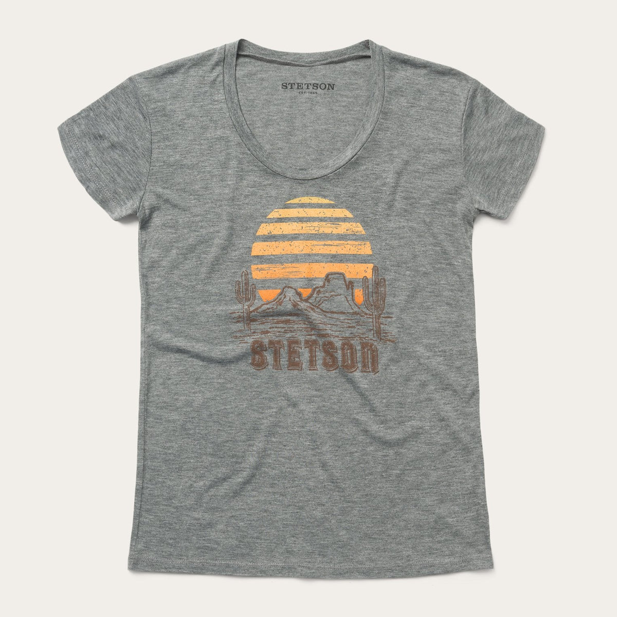 Sunset Graphic Tee Grey - Stetson