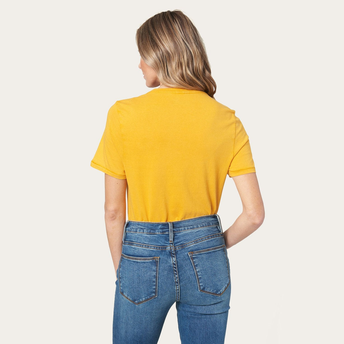 Hold Your Horses Graphic Tee Yellow - Stetson