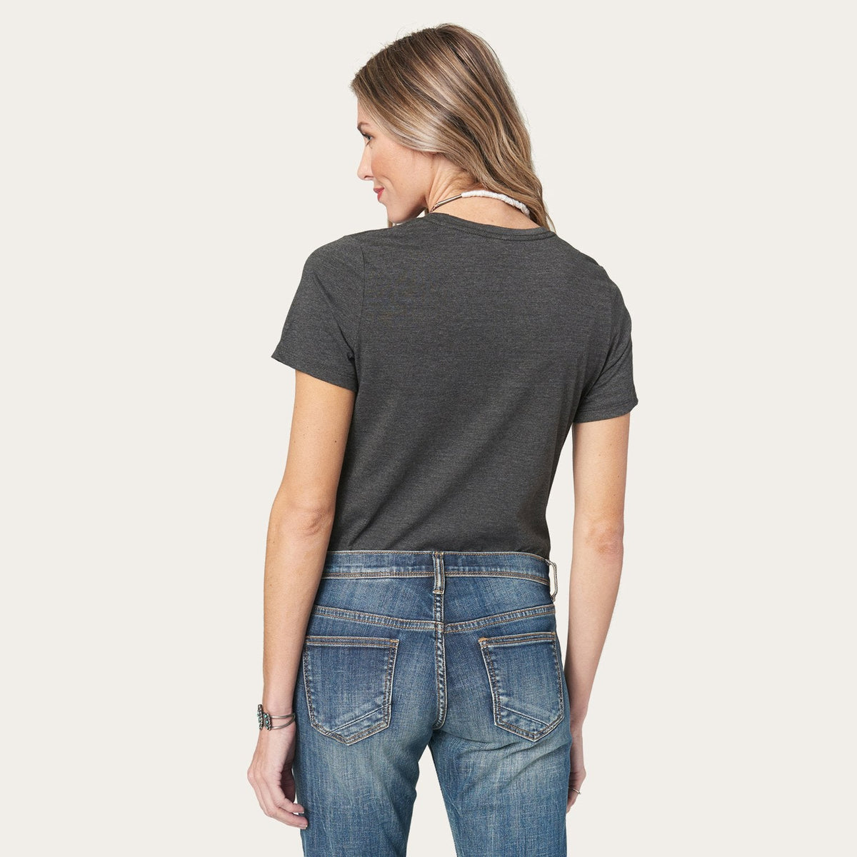 Riding Into The Sunset Graphic Tee Grey - Stetson