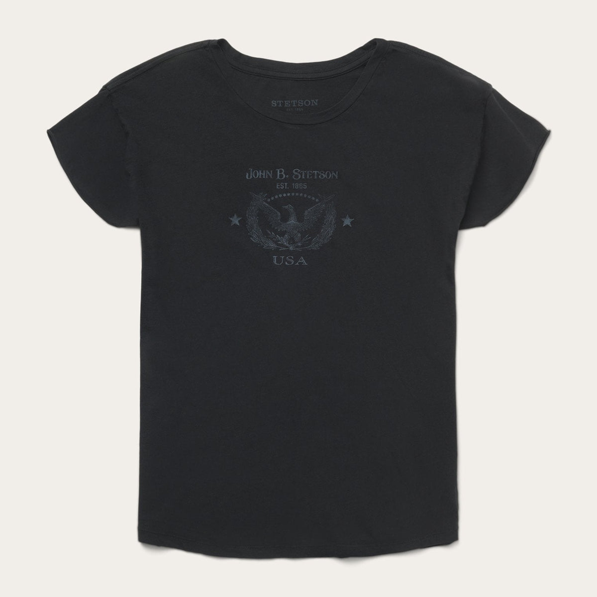 John B. Stetson Eagle Graphic Tee Black - Stetson