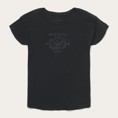 John B. Stetson Eagle Graphic Tee Black - Stetson