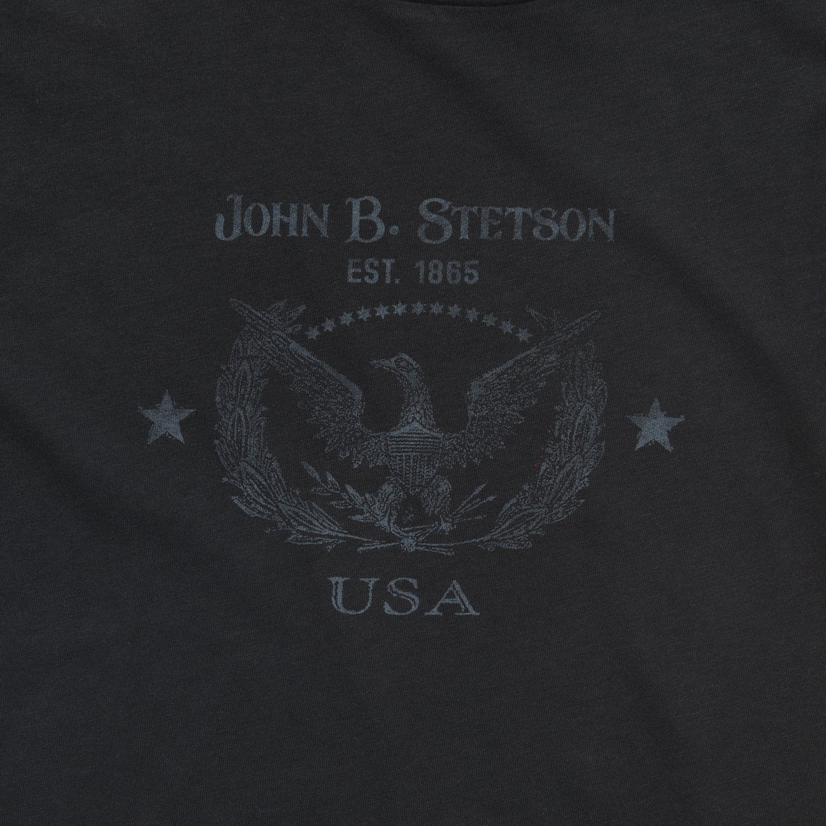 John B. Stetson Eagle Graphic Tee Black - Stetson