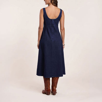Stretch Denim Tank Dress Blue - Stetson