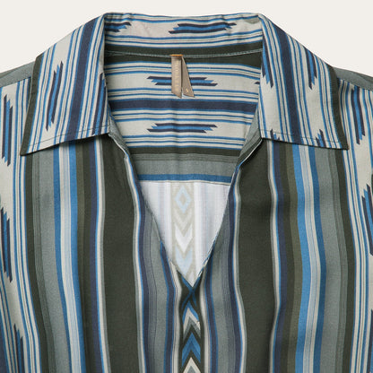 Olive Serape Print Western Dress Green - Stetson