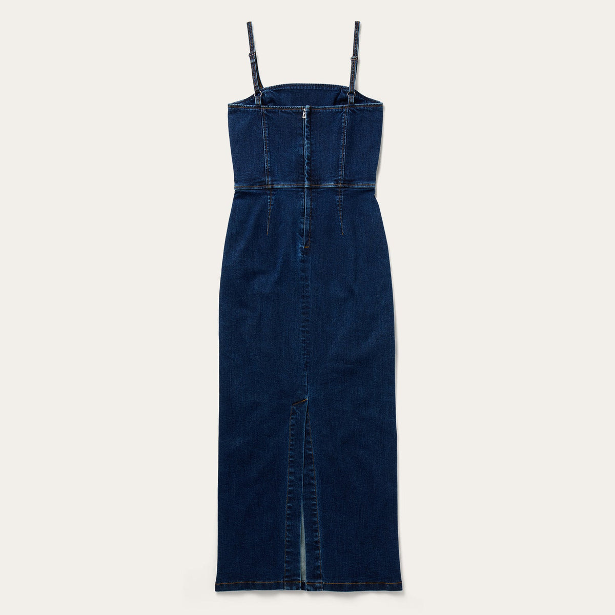 Stretch Denim Fitted Dress Blue - Stetson
