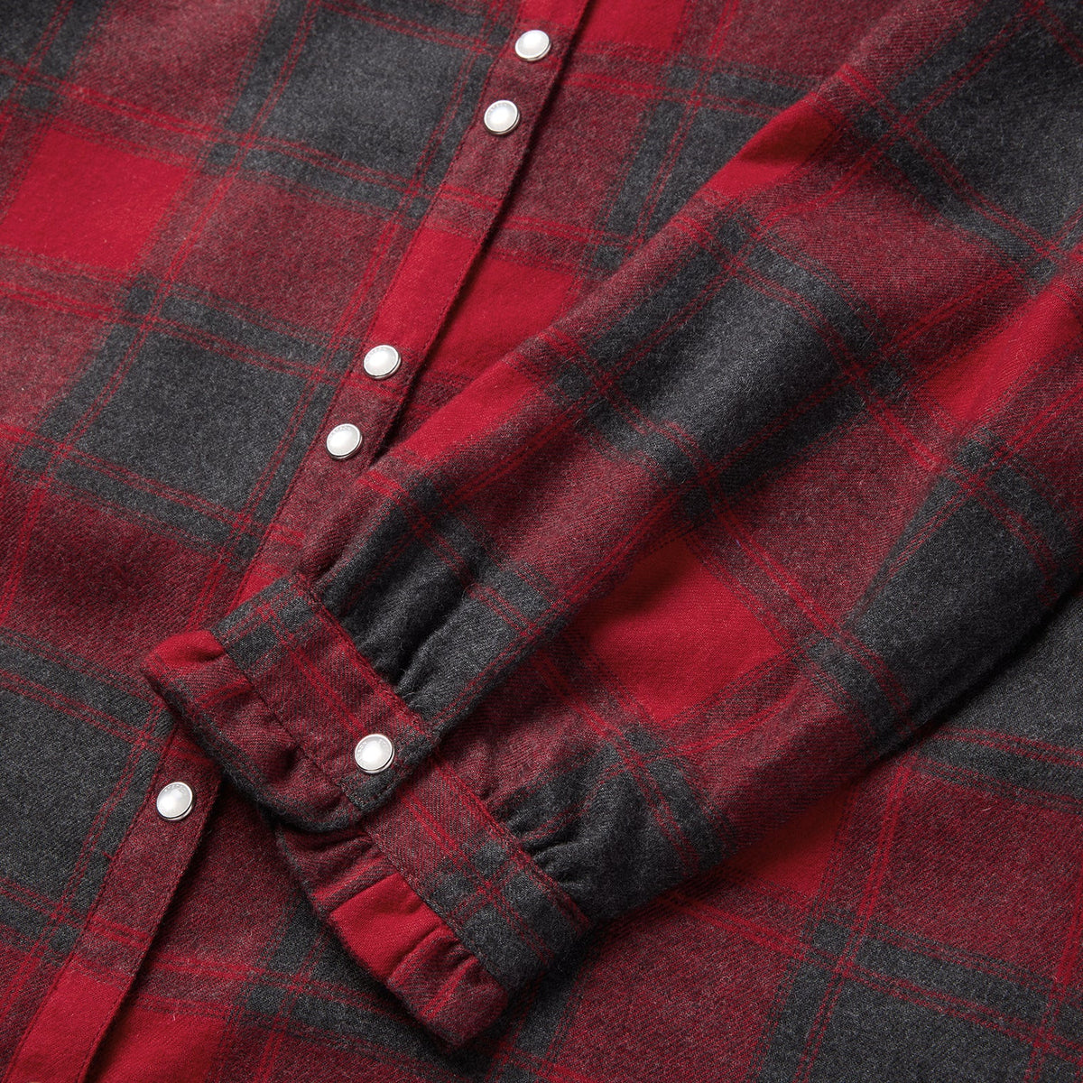 Buffalo Plaid Prairie Shirt Dress Red - Stetson