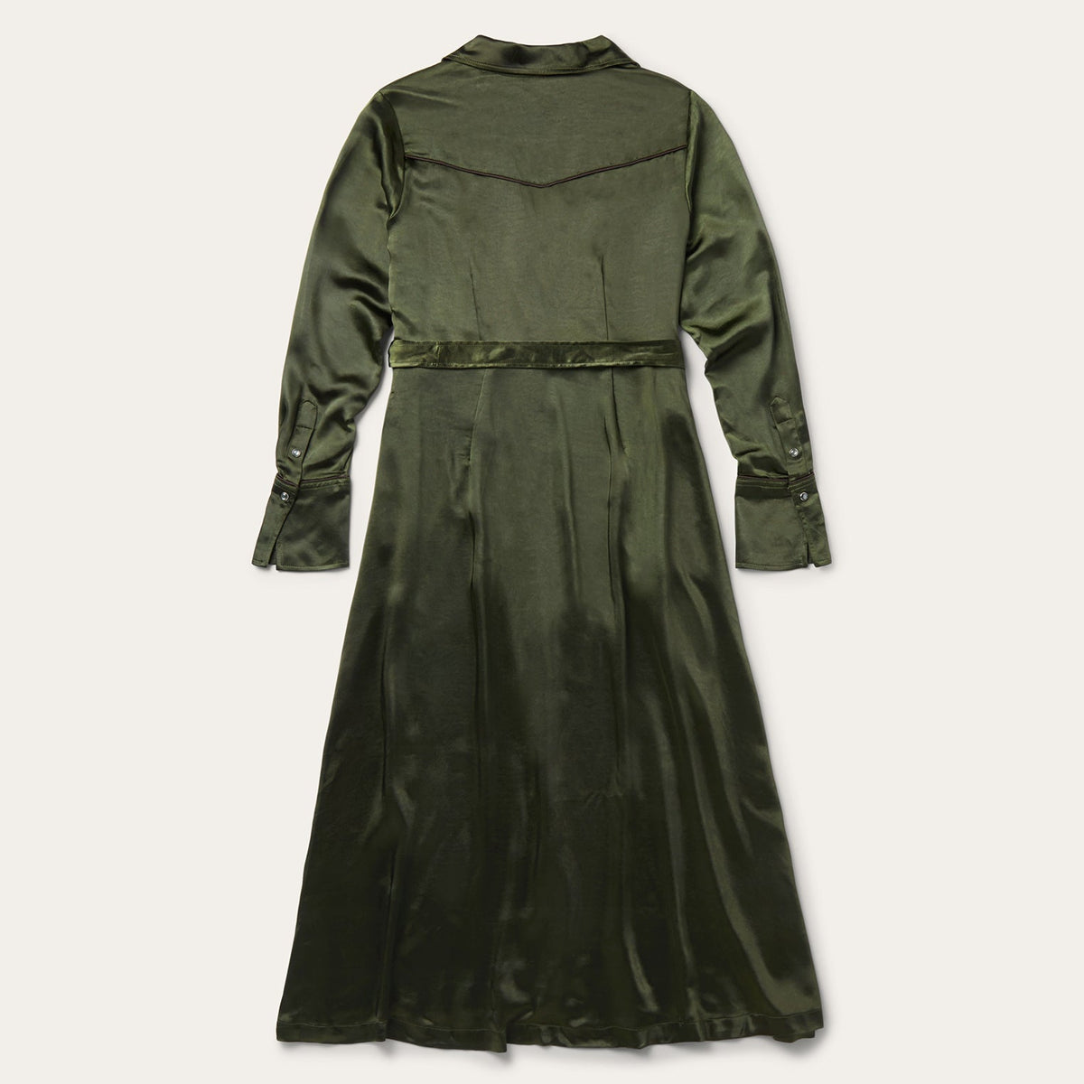 Satin Western Dress Green - Stetson