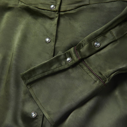 Satin Western Dress Green - Stetson