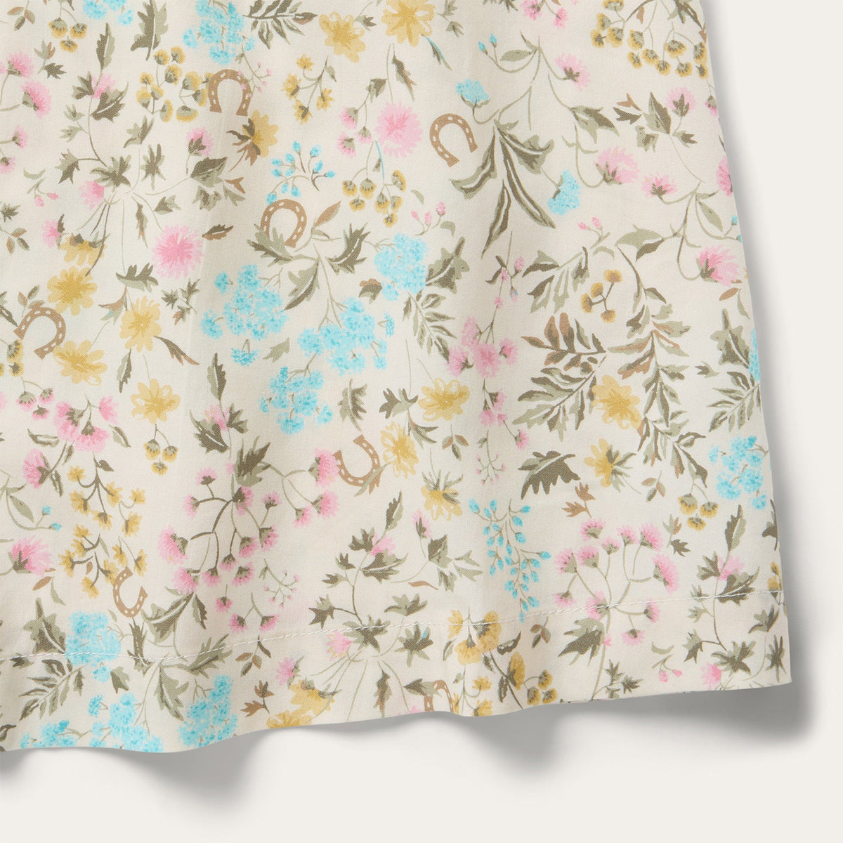 Prairie Floral Short Sleeve Dress White - Stetson