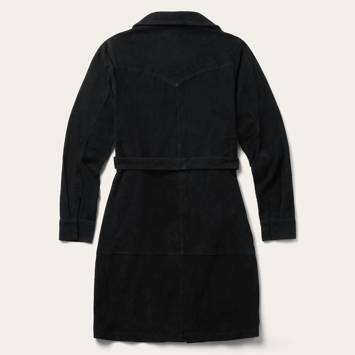 Suede Western Shirt Dress Black - Stetson