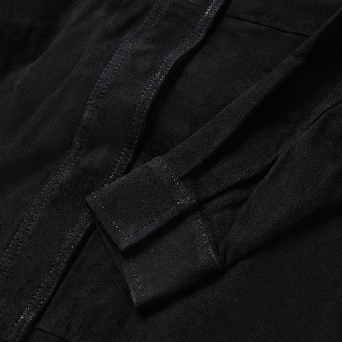 Suede Western Shirt Dress Black - Stetson