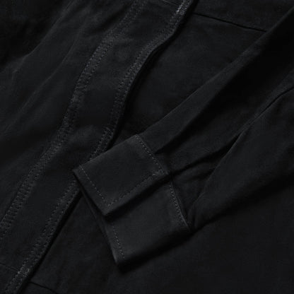 Suede Western Shirt Dress Black - Stetson