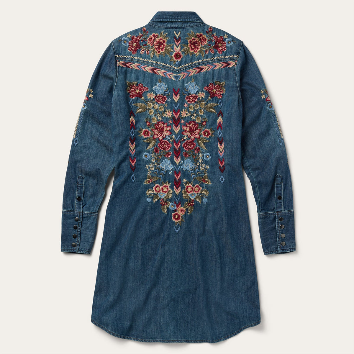 Lavish Denim Shirt Dress Blue - Stetson