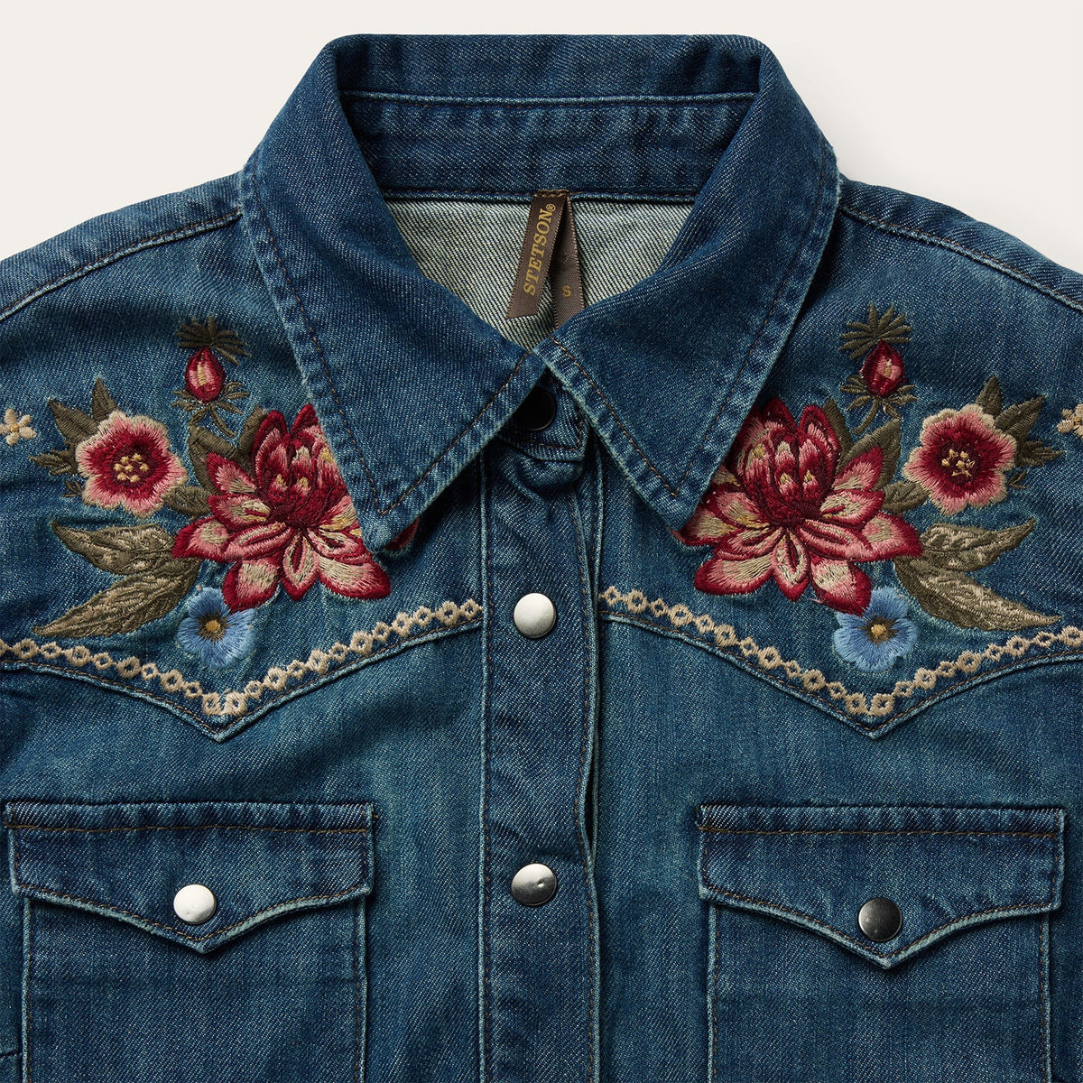 Lavish Denim Shirt Dress Blue - Stetson