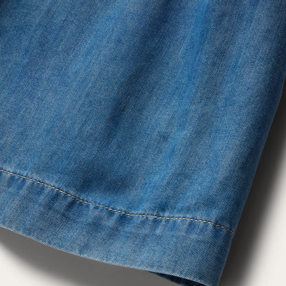 Smile Pocket Denim Dress Blue - Stetson