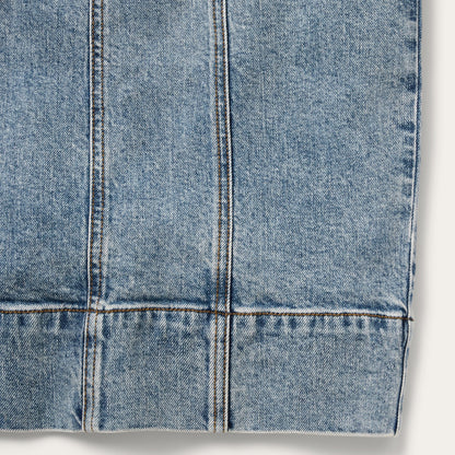 Denim Midi Skirt Washed Denim - Stetson