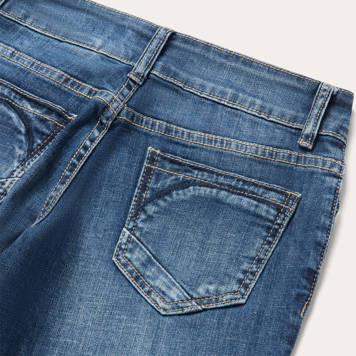 214 City Trouser Jeans Medium Blue - Stetson
