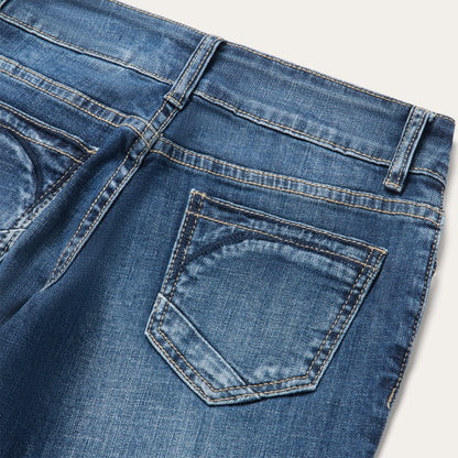 214 City Trouser Jeans Medium Blue - Stetson