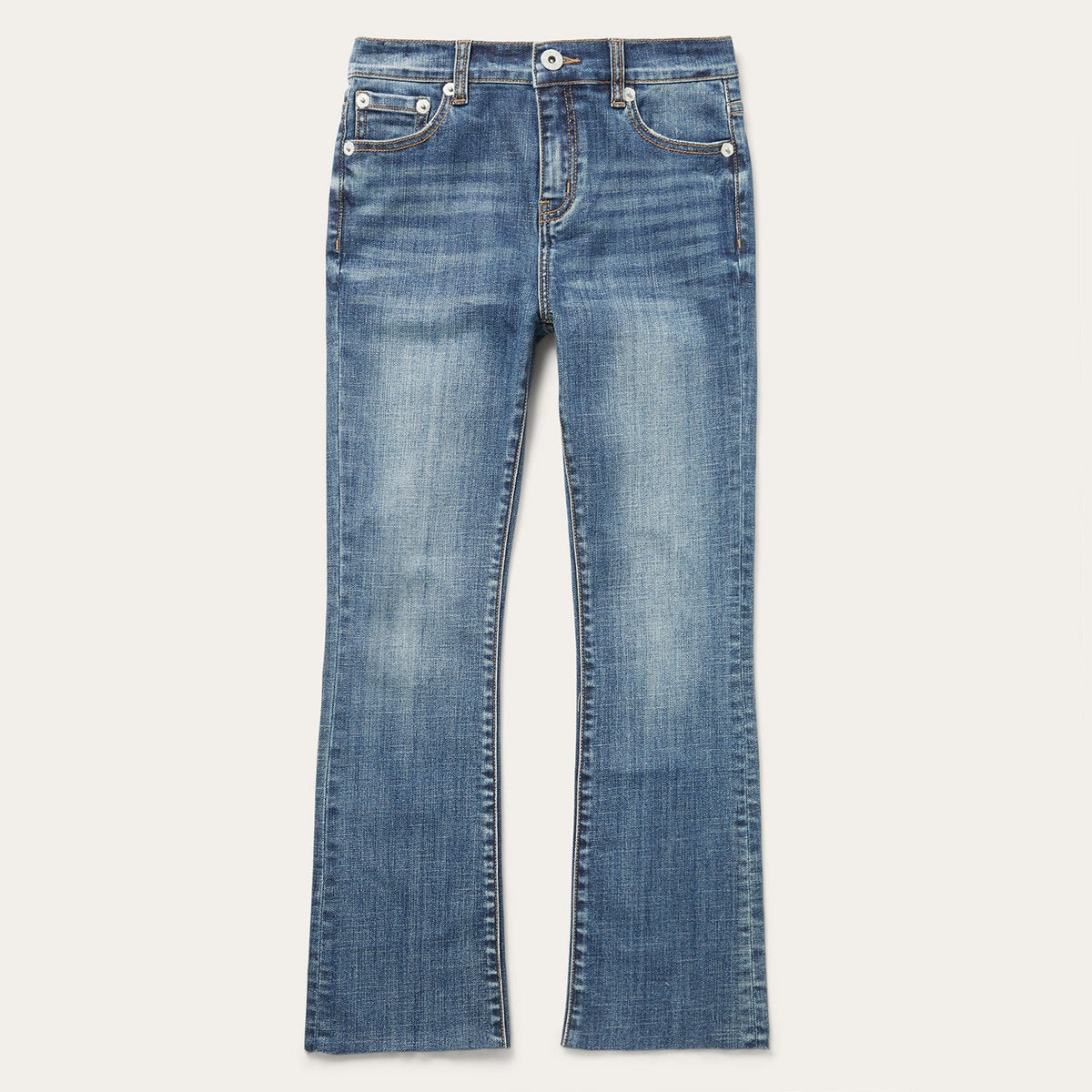 921 High-Rise Flare Crop Jeans Medium Wash - Stetson