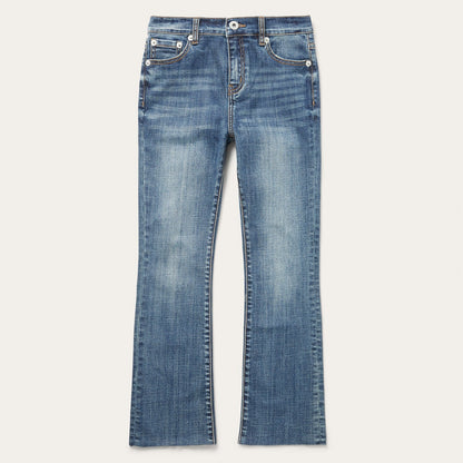 921 High-Rise Flare Crop Jeans Medium Wash - Stetson
