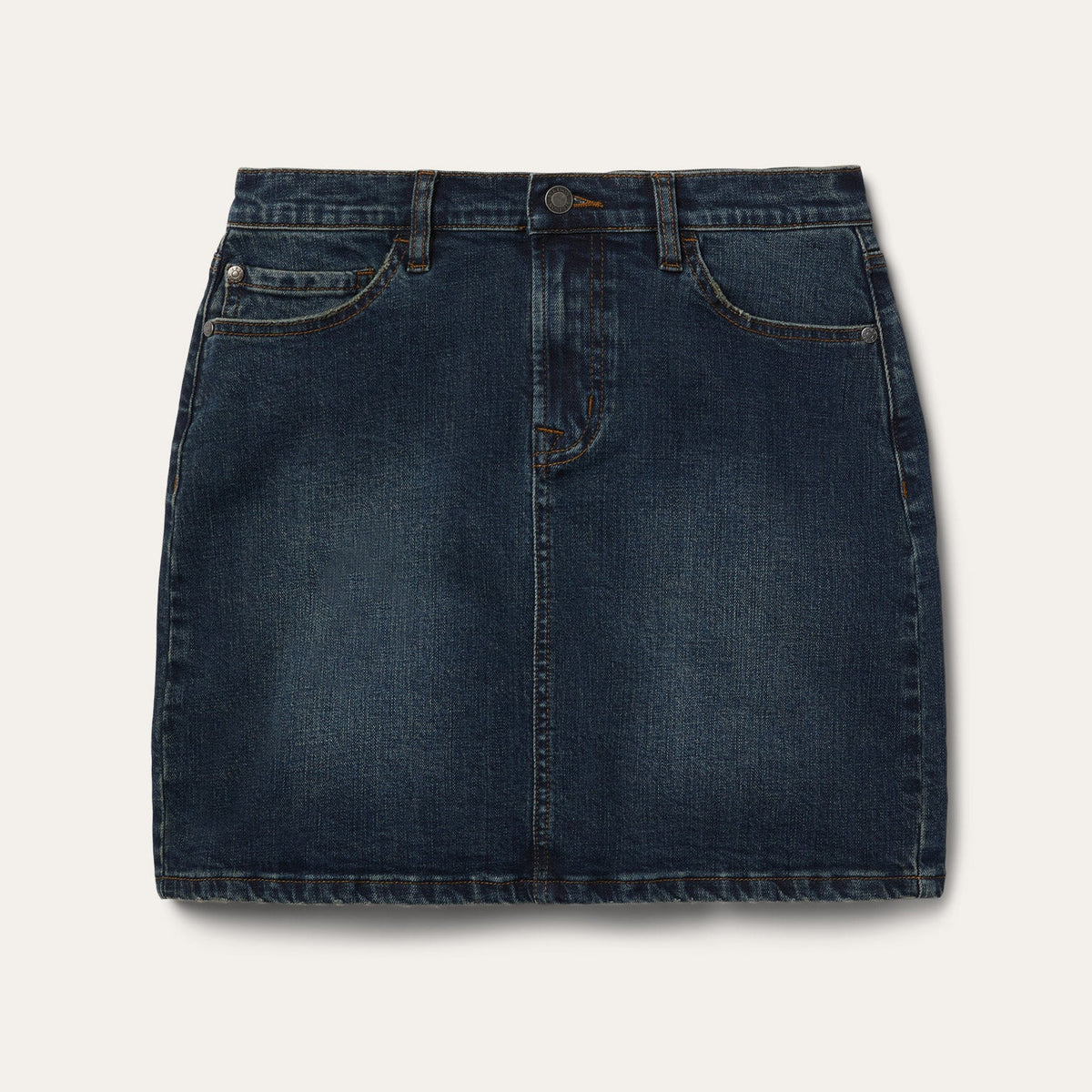 Stretch Denim 5-Pocket Skirt Blue - Stetson