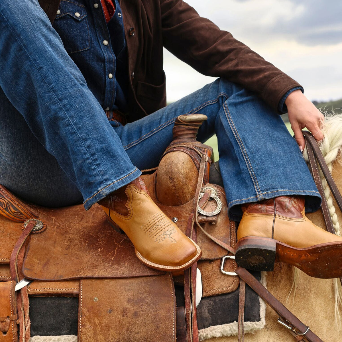 816 Classic Bootcut Jeans Blue Medium Wash - Stetson