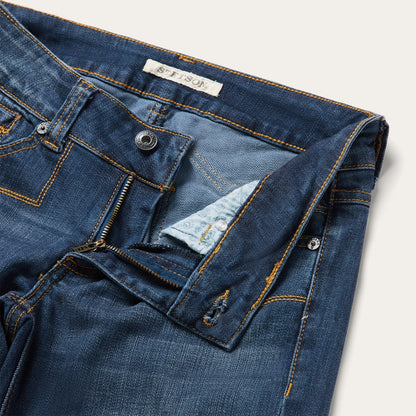 816 Classic Bootcut Jeans Blue Medium Wash - Stetson