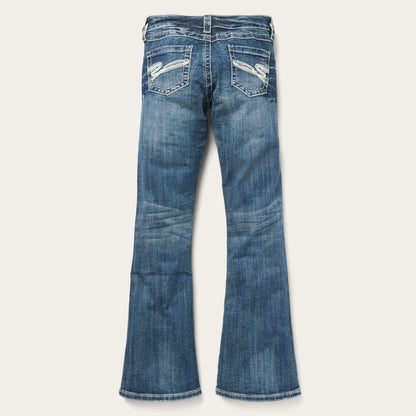 816 Classic Bootcut Jeans Destructed Wash - Stetson