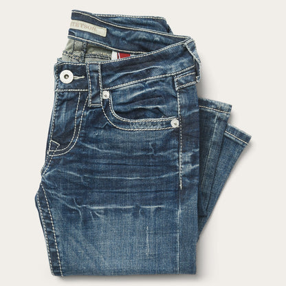 816 Classic Bootcut Jeans Destructed Wash - Stetson