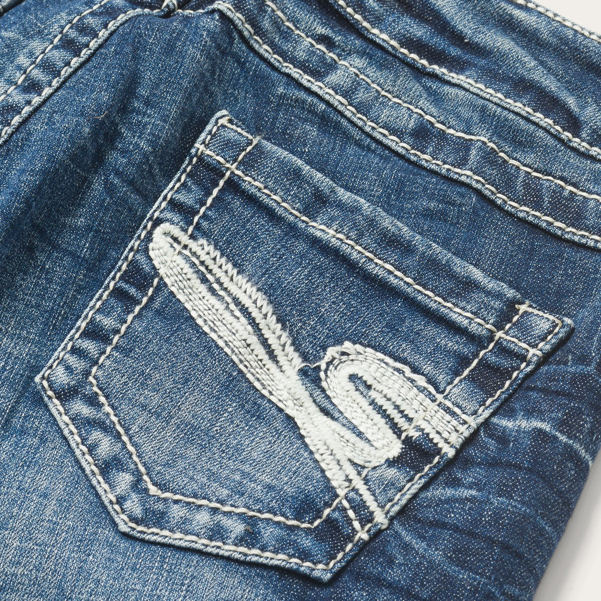 816 Classic Bootcut Jeans Destructed Wash - Stetson