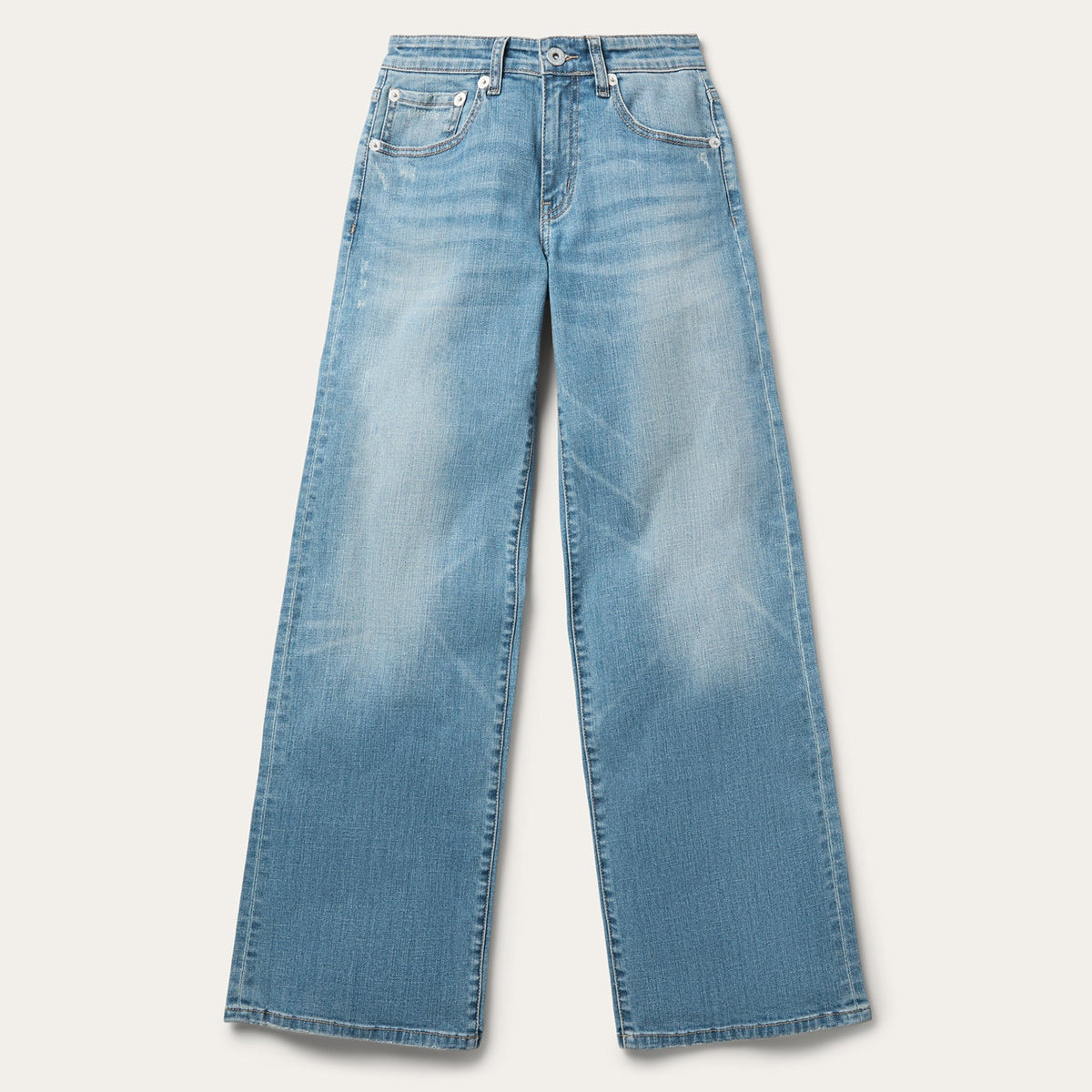 675 Mid-Rise Wide Leg Jeans Light Wash - Stetson