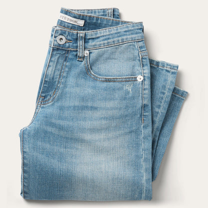 675 Mid-Rise Wide Leg Jeans Light Wash - Stetson