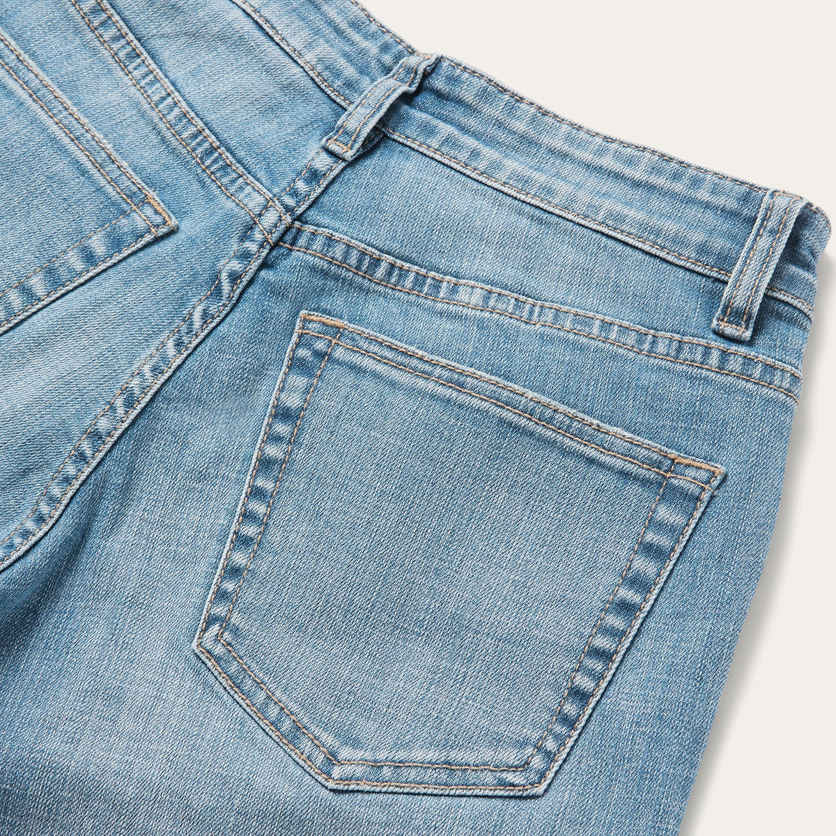 675 Mid-Rise Wide Leg Jeans Light Wash - Stetson
