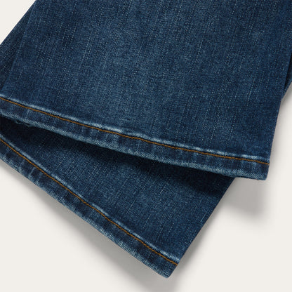 641 Mid-Rise Loose Bootcut Jeans Medium Blue - Stetson
