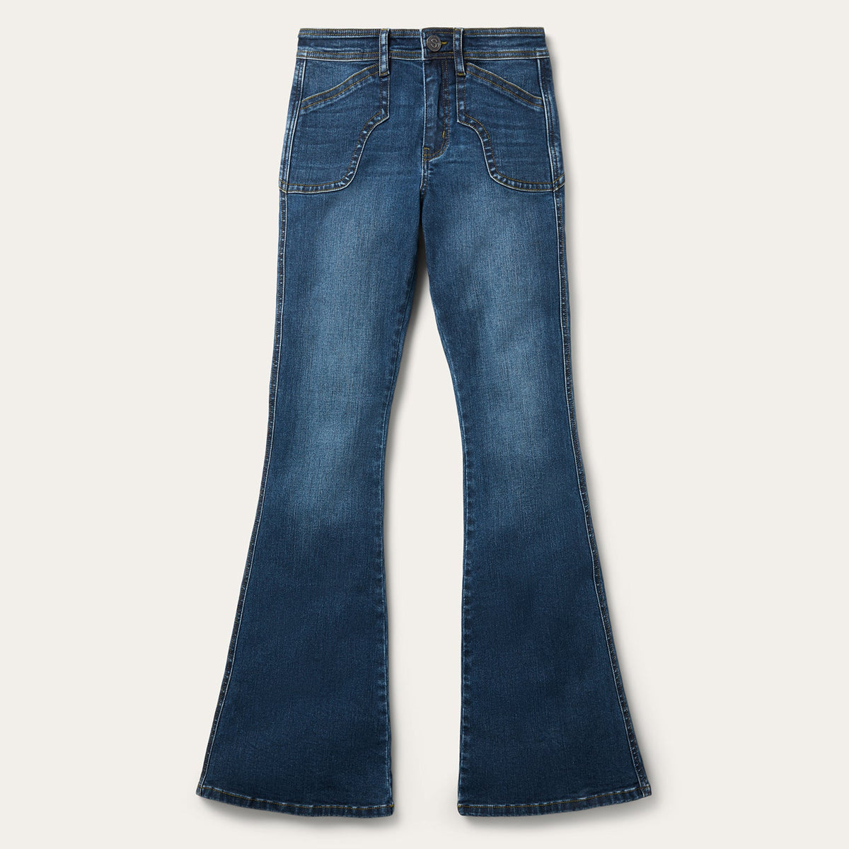 921 High-Rise Flare Jeans Dark Blue - Stetson