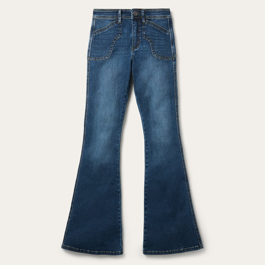 921 High-Rise Flare Jeans Dark Blue - Stetson